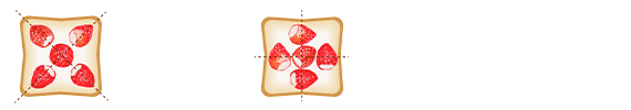 いちごの切り方